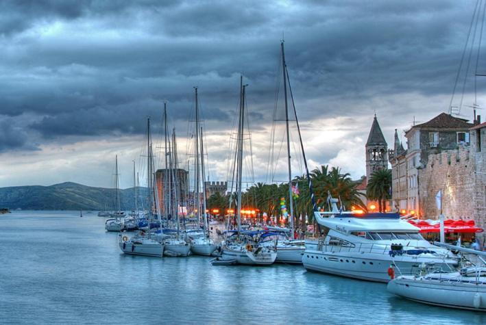 Blue View Apartments Trogir Exterior foto